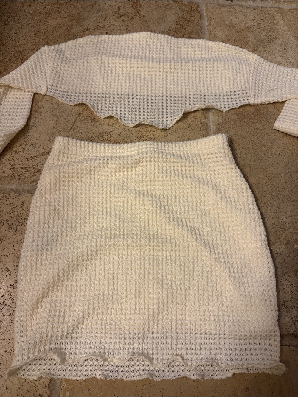 Shein White Beach Set